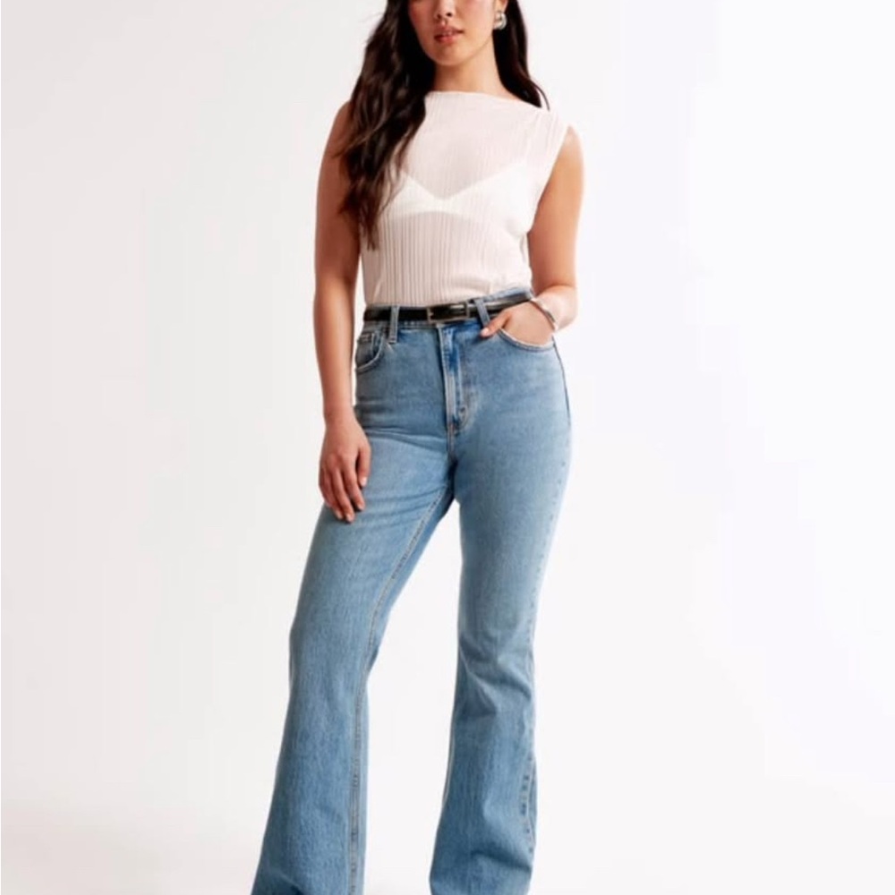 Abercrombie & Fitch Light Blue Flare Jeans